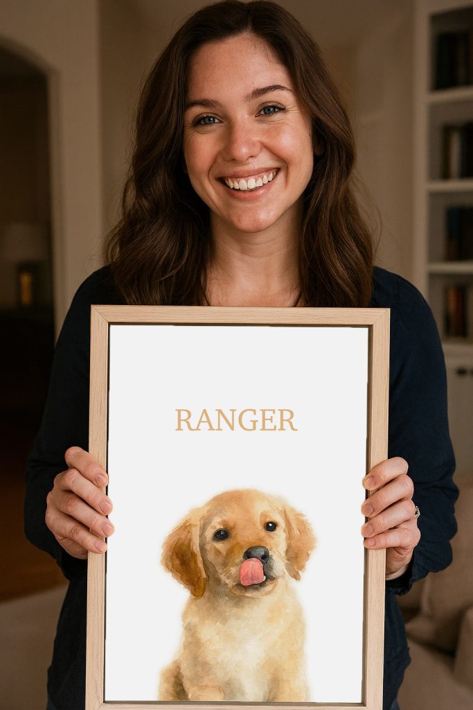 Custom Water color pet portraits
